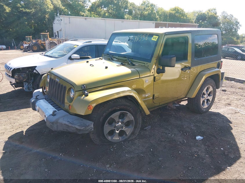 2008 Jeep Wrangler, Front End, IAAI, VIN 1J4FA54118L538623 — photo 2
