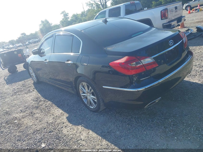 Vin: kmhgc4dd5eu261579, lot: 46480603, hyundai genesis 3.8 20143