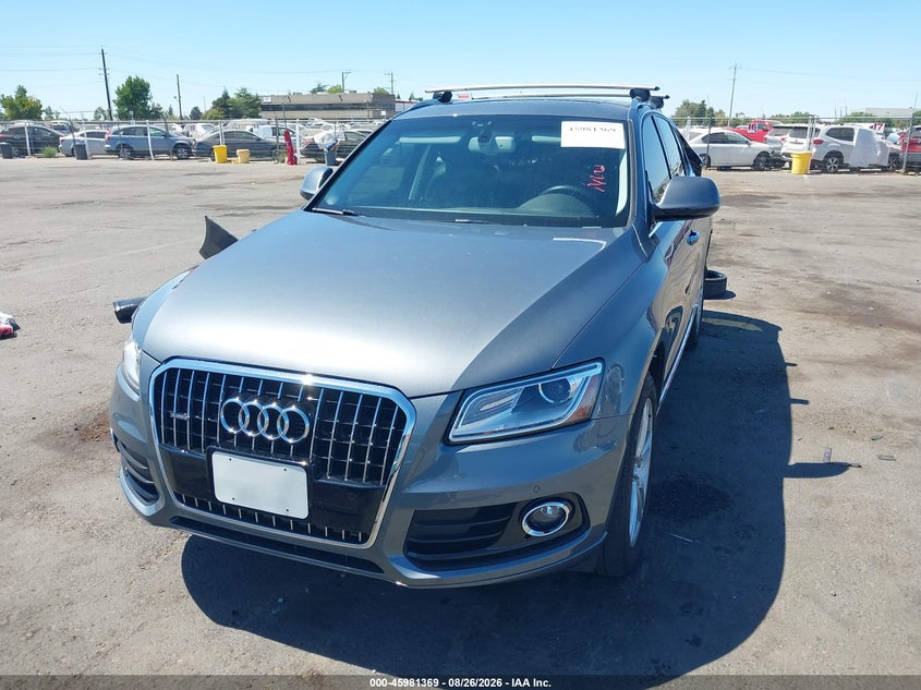 2017 Audi Q5, Левый зад, IAAI, VIN WA1L2AFP5HA030001 — фото 2