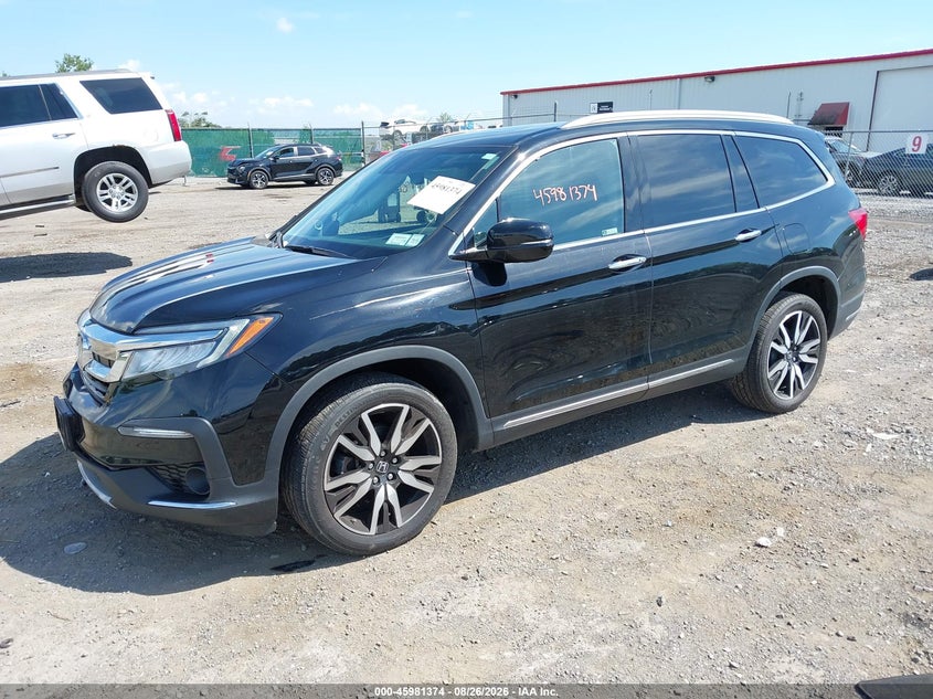 2022 Honda Pilot, Right Front, IAAI, VIN 5FNYF6H68NB076538 — photo 2