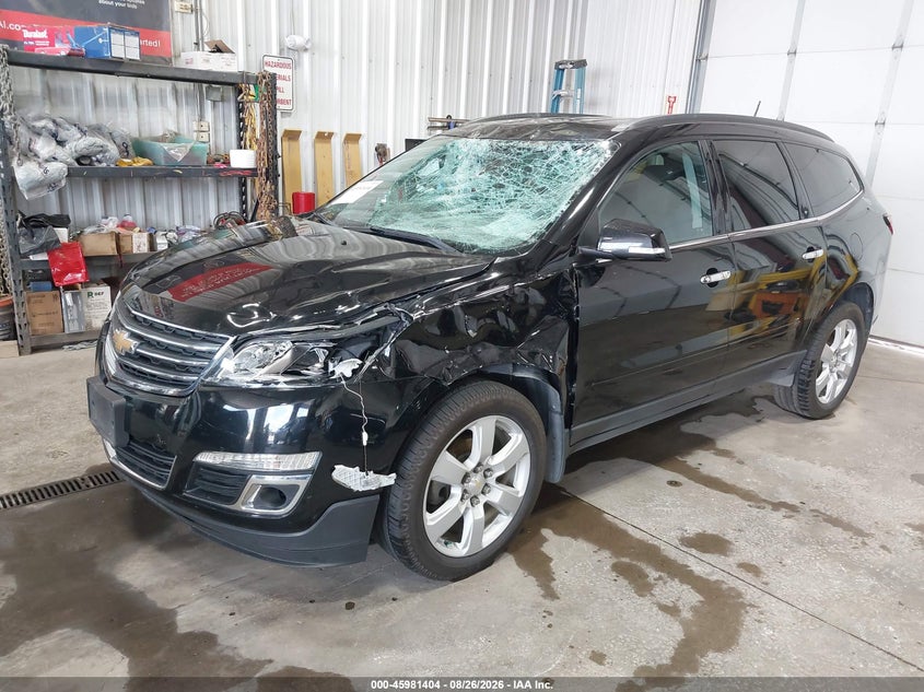 2016 Chevrolet Traverse, Удар спереди, IAAI, VIN 1GNKVGKD8GJ335313 — фото 2