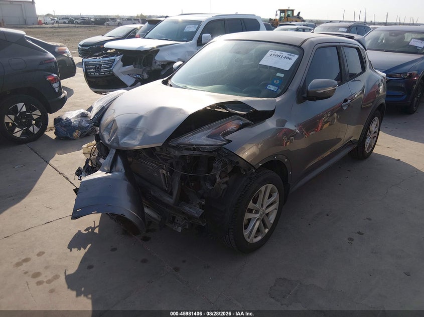 2015 Nissan Juke, Front End, IAAI, VIN JN8AF5MR7FT512584 — photo 2