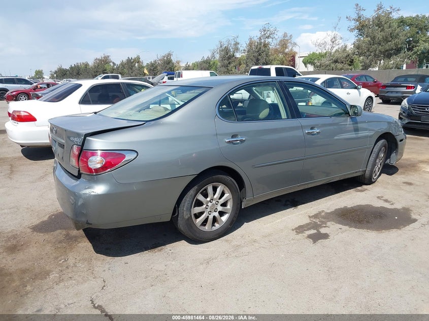 LEXUS ES 300 2003 VIN JTHBF30G636018010