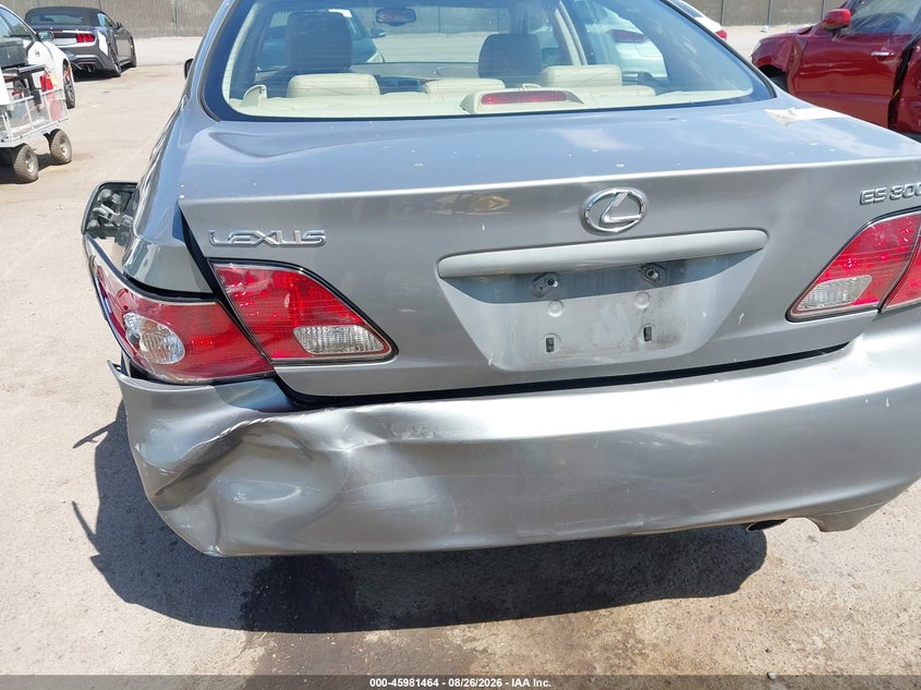 LEXUS ES 300 2003 VIN JTHBF30G636018010