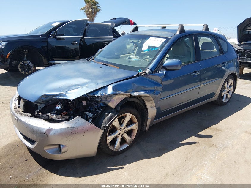 2008 Subaru Impreza, Left Front, IAAI, VIN JF1GH636X8H837058 — photo 2