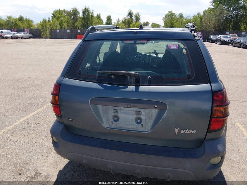 PONTIAC VIBE 2006 VIN 5Y2SM67856Z443437