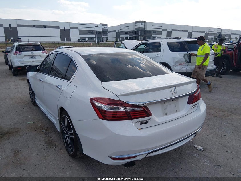 Vin: 1hgcr2f19ha127996, lot: 46480753, honda accord sport se 20173