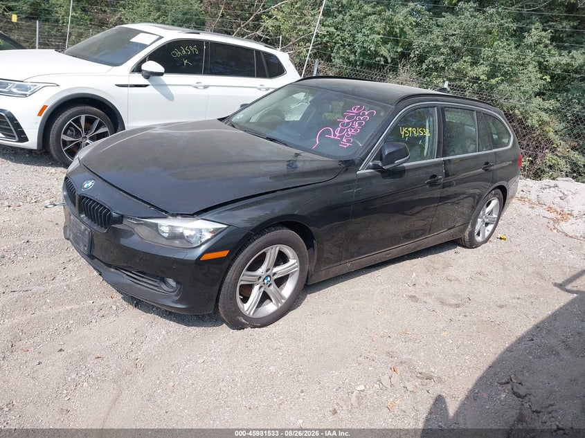 2015 BMW 3er, Обычный износ, IAAI, VIN WBA3G7C53FK297476 — фото 2