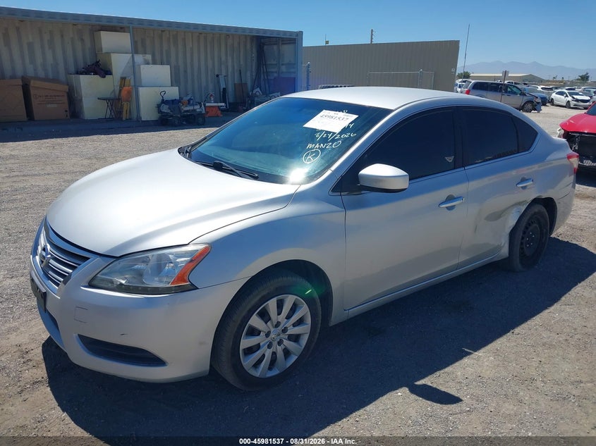 2015 NISSAN SENTRA auction photo 2