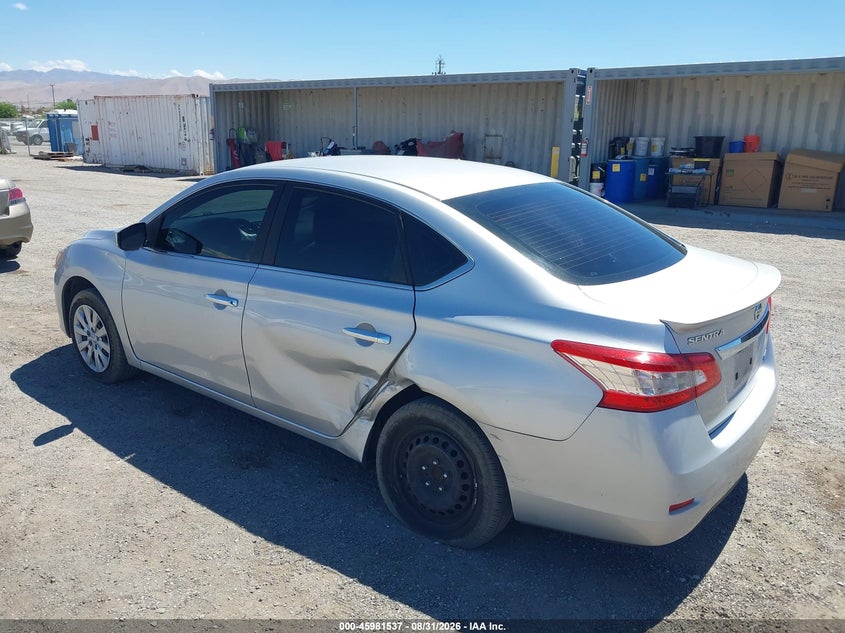 2015 NISSAN SENTRA auction photo 3