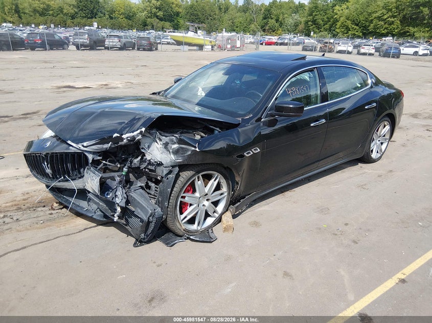 Vin: zam56rra7f1140081, lot: 46480787, maserati quattroporte s q4 20152