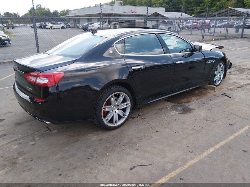 Vin: zam56rra7f1140081, lot: 46480787, maserati quattroporte s q4 20154