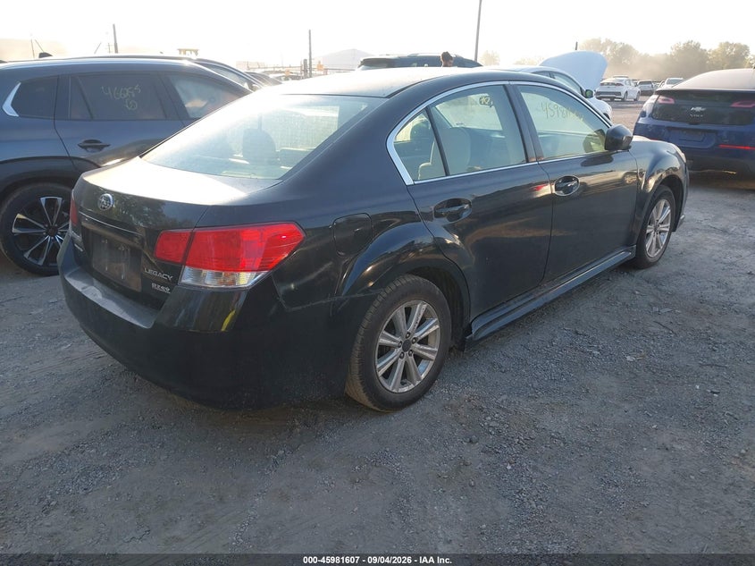 2012 SUBARU LEGACY auction photo 4