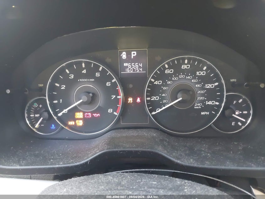 2012 SUBARU LEGACY auction photo 7