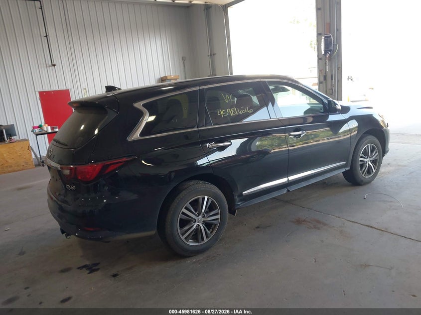 Vin: 5n1dl0mm2lc520835, lot: 46480866, infiniti qx60 pure awd 20204
