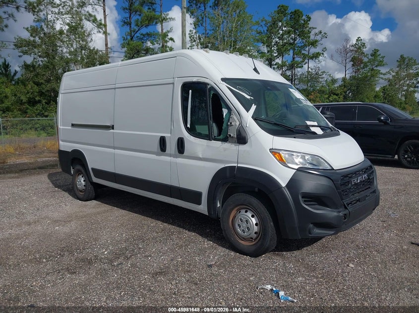 Vin: 3c6lrvdg1pe595943, lot: 46480888, ram promaster 2500 high roof 159 wb 2023 img_1
