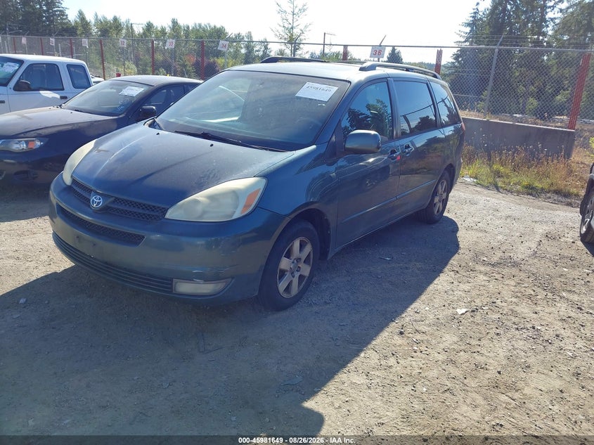 2004 Toyota Sienna, Звичайний знос, IAAI, VIN 5TDZA22C54S202522 — фото 2