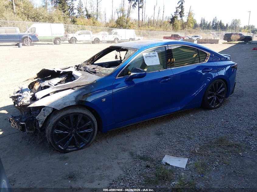 2021 LEXUS IS 350 auction photo 2