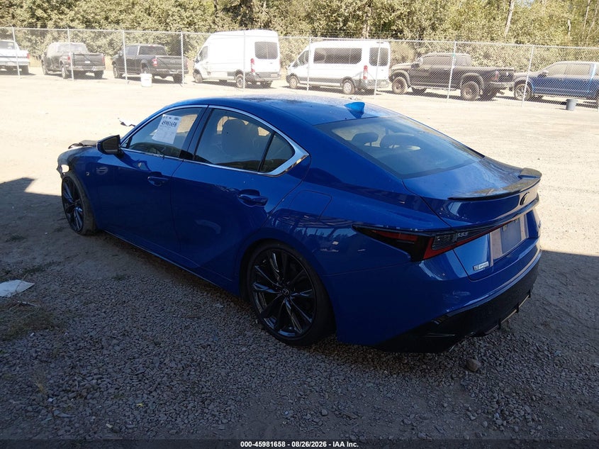 2021 LEXUS IS 350 auction photo 3