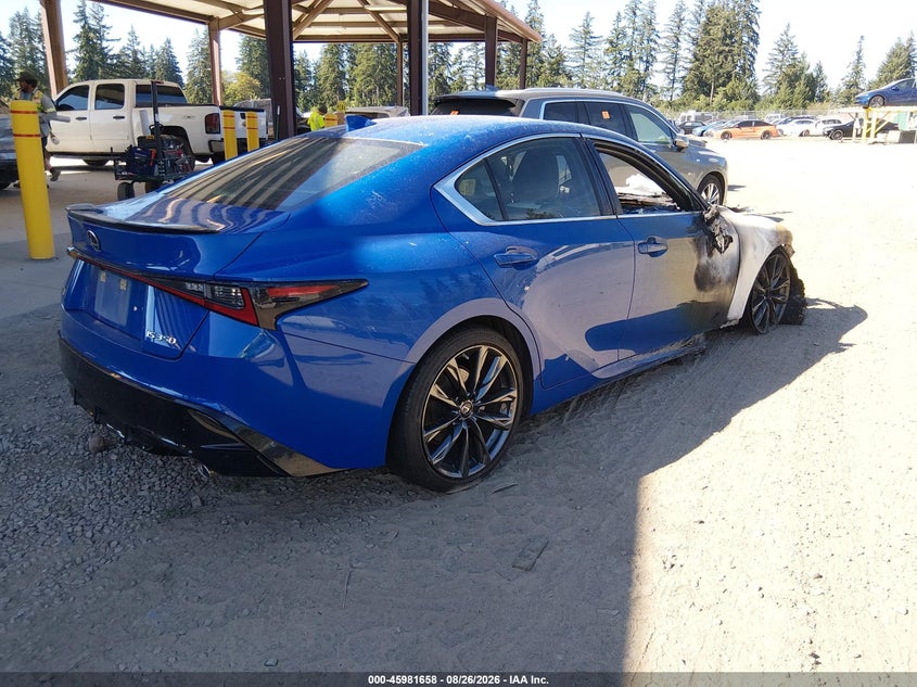 2021 LEXUS IS 350 auction photo 4