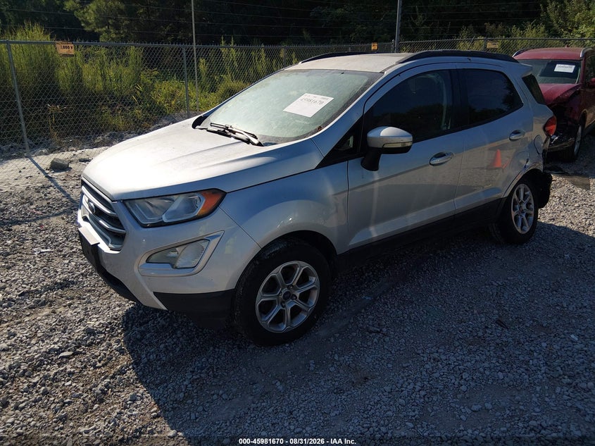 2018 Ford EcoSport, Левый зад, IAAI, VIN MAJ6P1UL2JC184766 — фото 2