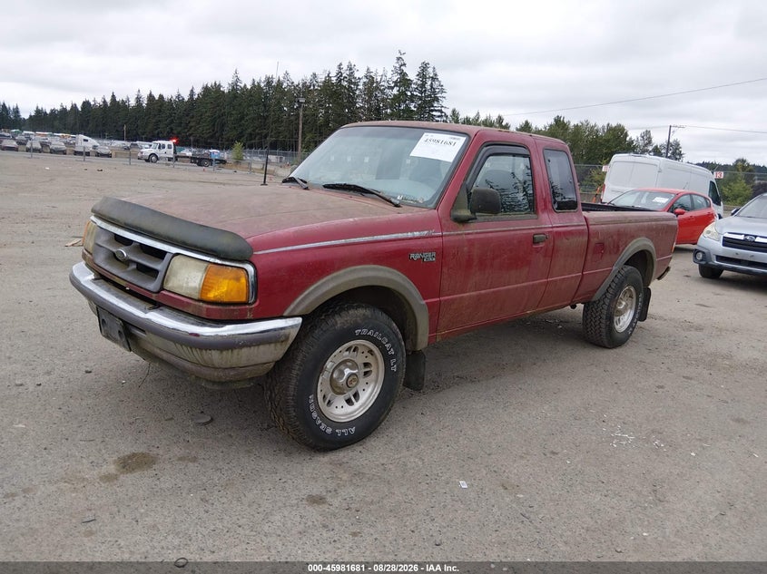 1995 Ford Ranger, Удар спереди, IAAI, VIN 1FTDR15X8SPA59844 — фото 2