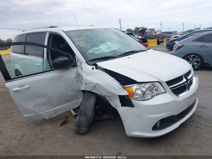 Vin: 2c4rdgcg7jr241235, lot: 46480958, dodge grand caravan sxt 20181