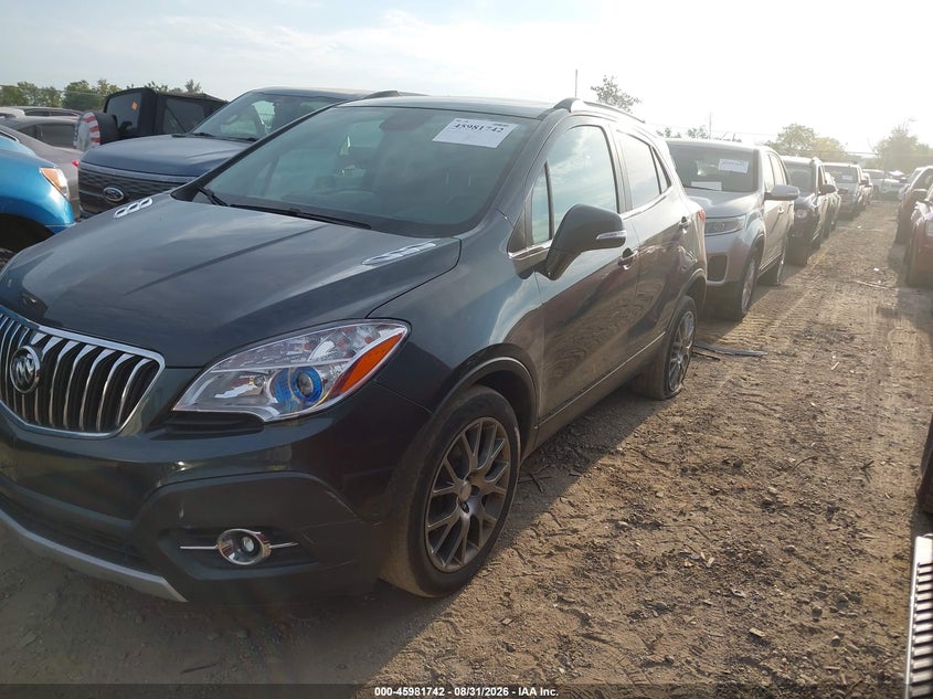 2016 BUICK ENCORE SPORT UTILITY VEHICLE 1.4L I-4 DI, DOHC, VVT, TURBO, REGULAR , 153HP