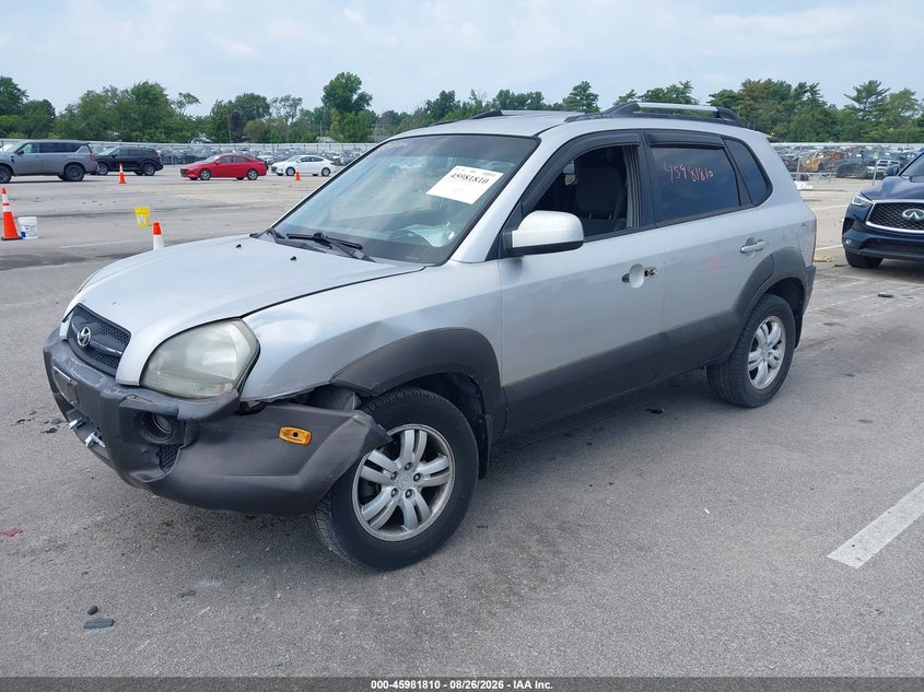 2006 Hyundai Tucson Gls/Limited, Front End, IAAI, VIN KM8JN12D96U408392 — photo 2