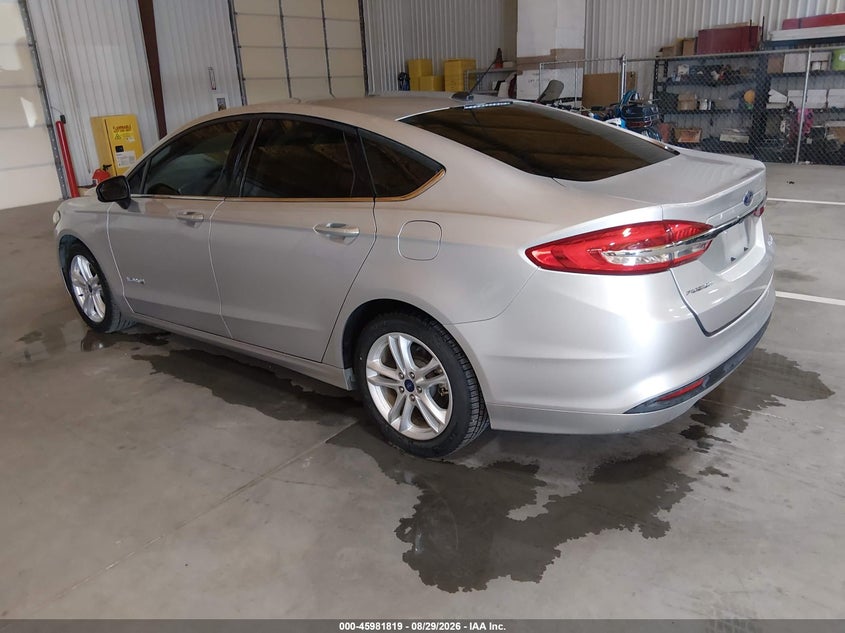 Vin: 3fa6p0uu9jr235913, lot: 46481059, ford fusion hybrid s 20183