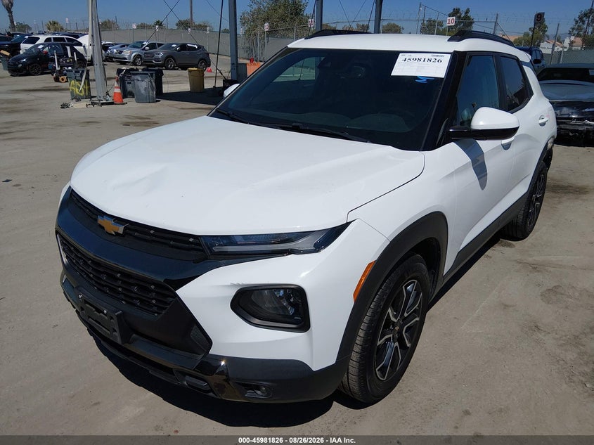 2023 Chevrolet Trailblazer Fwd Activ, Right Rear, IAAI, VIN KL79MVSLXPB158681 — photo 2