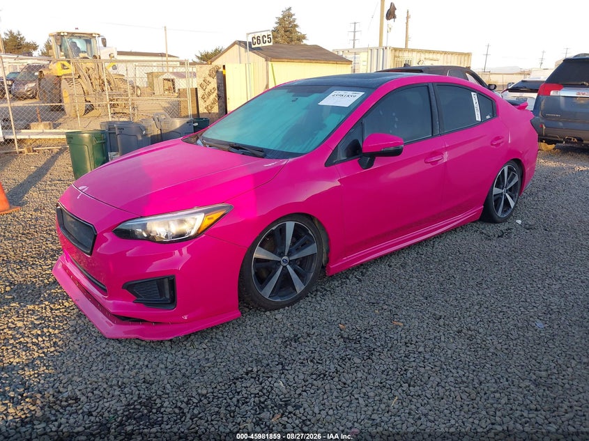 2017 Subaru Impreza, Удар спереди, IAAI, VIN 4S3GKAM64H3622009 — фото 2