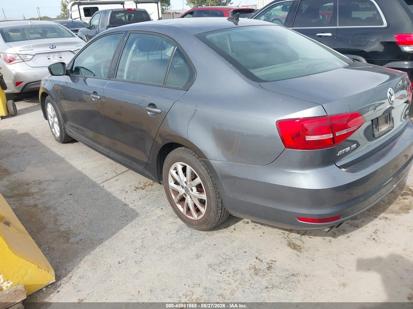 2015 VOLKSWAGEN JETTA auction photo 3