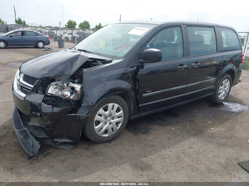 2016 Dodge Caravan, Left Front, IAAI, VIN 2C4RDGBGXGR368961 — photo 2