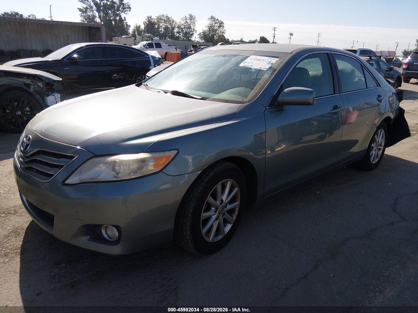 2011 Toyota Camry, Rear, IAAI, VIN 4T1BF3EK3BU757176 — photo 2
