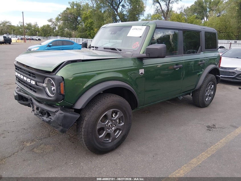 Vin: 1fmde7bh4sla95013, lot: 46481341, ford bronco big bend 20252
