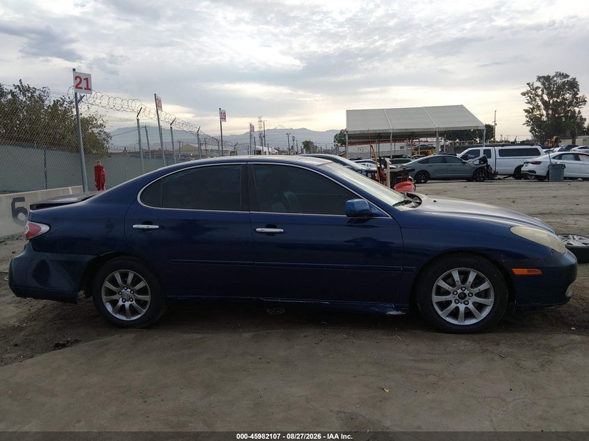 LEXUS ES 300 2002 VIN JTHBF30G220014232