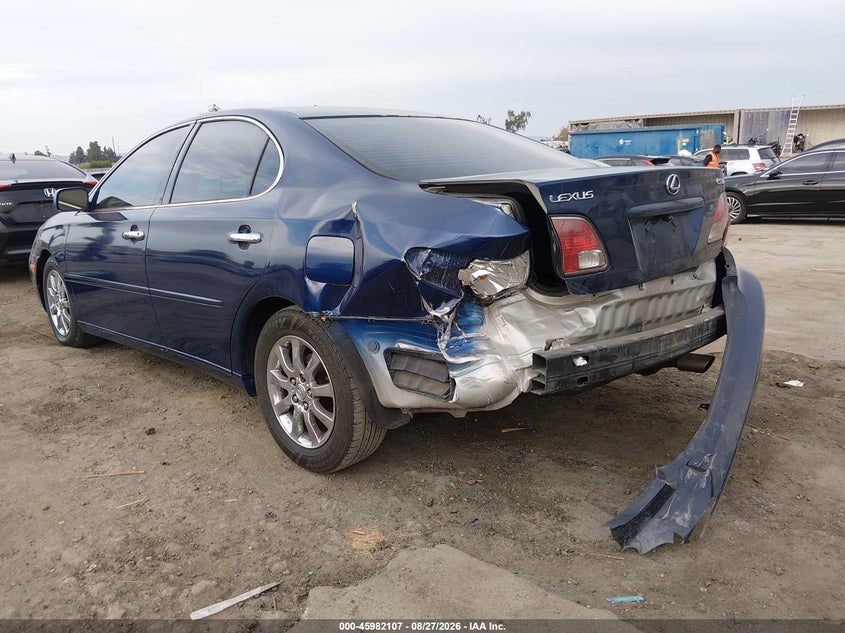 LEXUS ES 300 2002 VIN JTHBF30G220014232