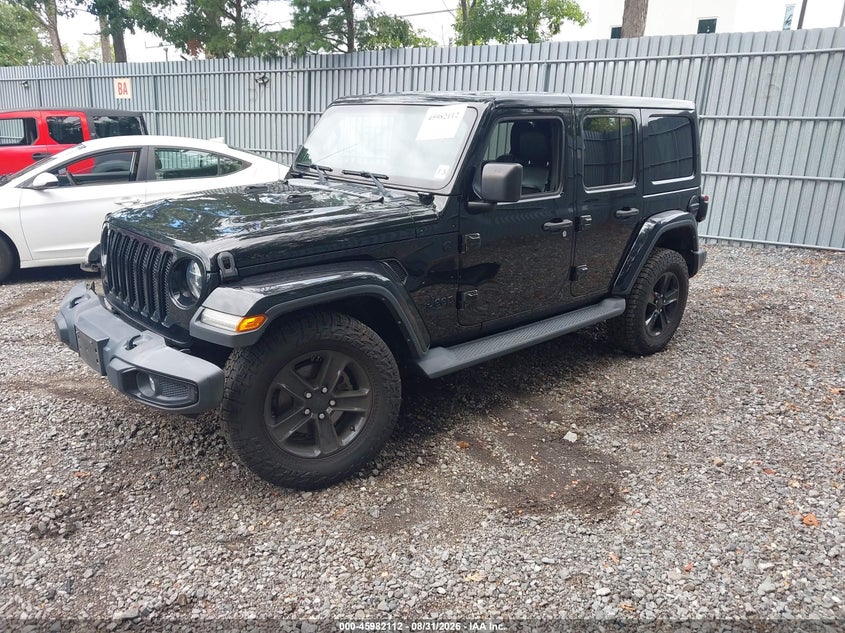 Vin: 1c4hjxeg5mw719083, lot: 46481352, jeep wrangler unlimited sahara altitude 4x4 20212