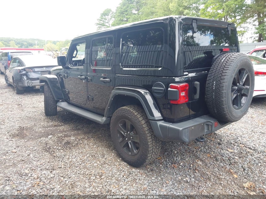 Vin: 1c4hjxeg5mw719083, lot: 46481352, jeep wrangler unlimited sahara altitude 4x4 20213