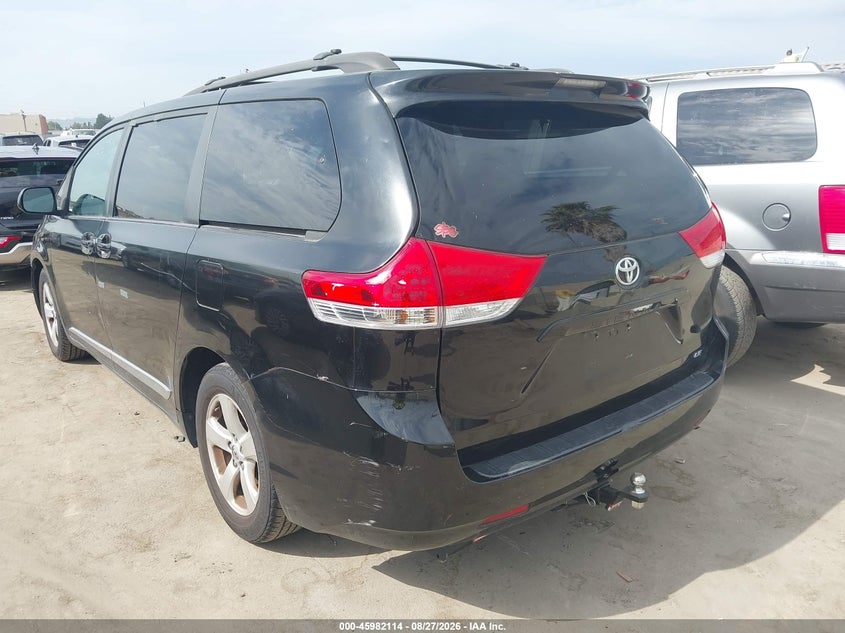 Vin: 5tdkk3dc9ds320333, lot: 46481354, toyota sienna le v6 8 passenger 20133