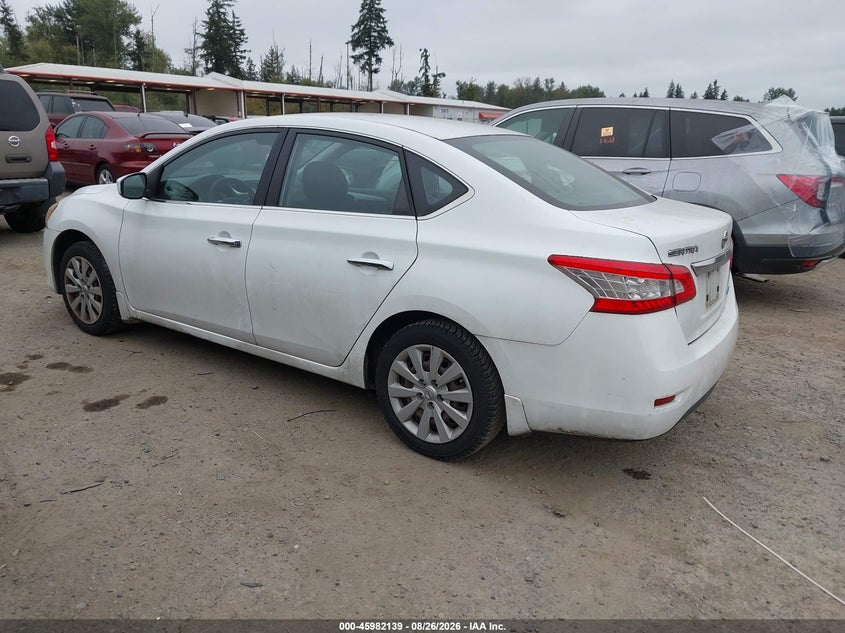 2014 NISSAN SENTRA SEDAN 1.8L I-4 DOHC, VVT, REGULAR , 130HP