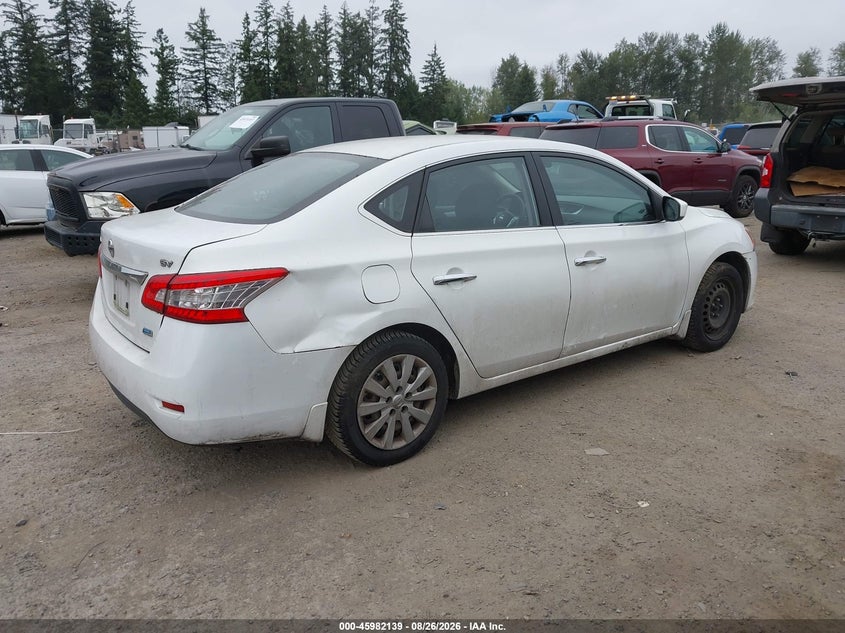 2014 NISSAN SENTRA SEDAN 1.8L I-4 DOHC, VVT, REGULAR , 130HP