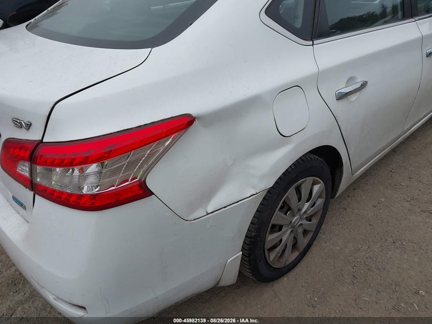 2014 NISSAN SENTRA SEDAN 1.8L I-4 DOHC, VVT, REGULAR , 130HP