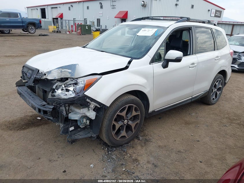 2015 Subaru Forester, Удар спереди, IAAI, VIN JF2SJGWC5FH512820 — фото 2