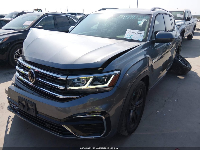 2022 Volkswagen Atlas, Front End, IAAI, VIN 1V2AR2CAXNC545895 — photo 2