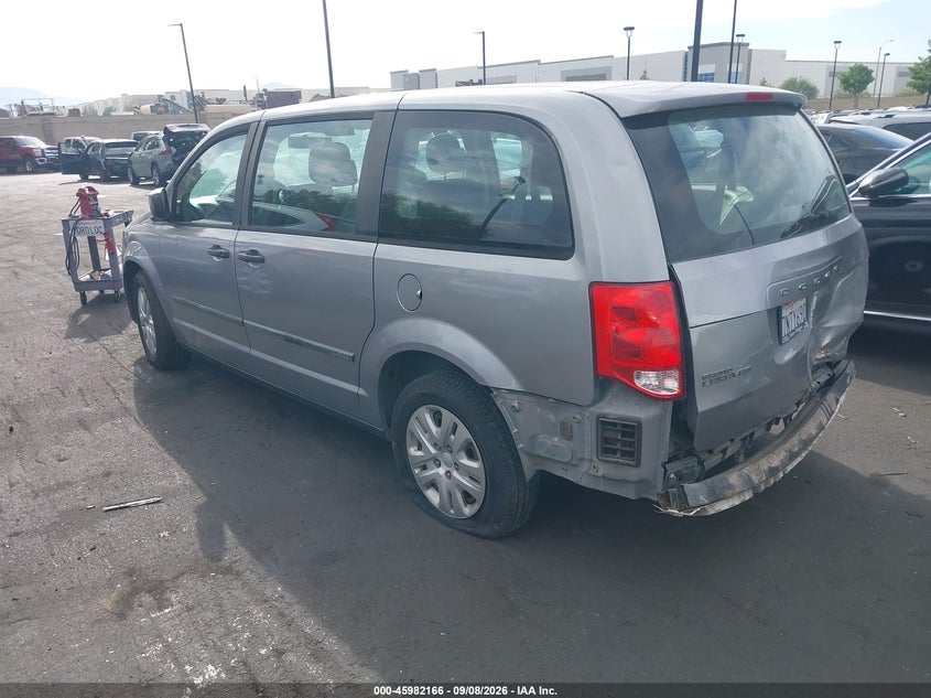 Vin: 2c4rdgbgxfr724338, lot: 46481406, dodge grand caravan american value pkg 20153