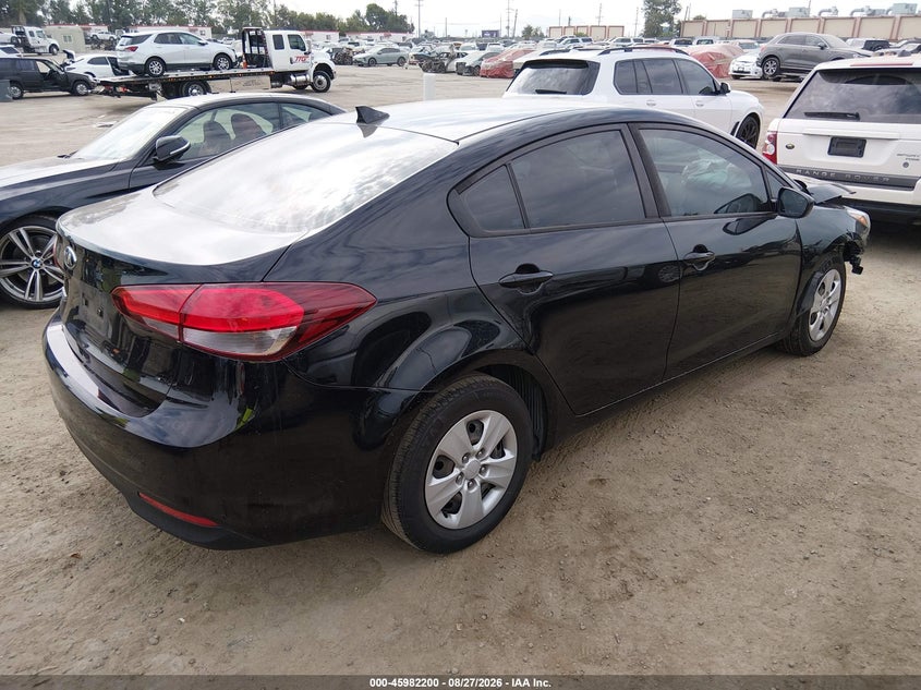 Vin: 3kpfl4a7xhe123389, lot: 46481440, kia forte lx 20174