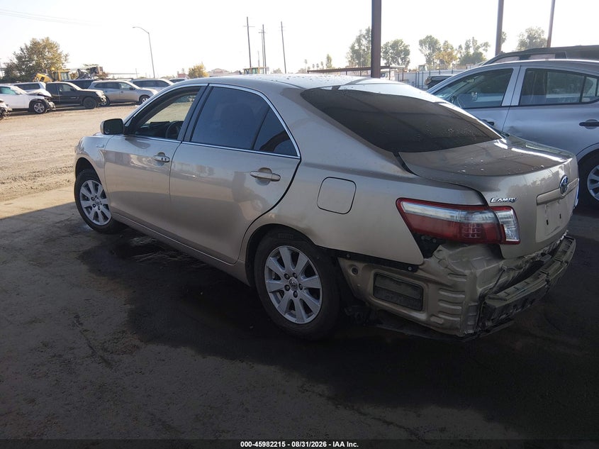TOYOTA CAMRY HYBRID 2007 VIN 4T1BB46K37U029204