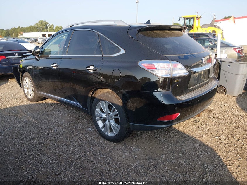 LEXUS RX 450H 2011 VIN JTJBC1BA3B2420772